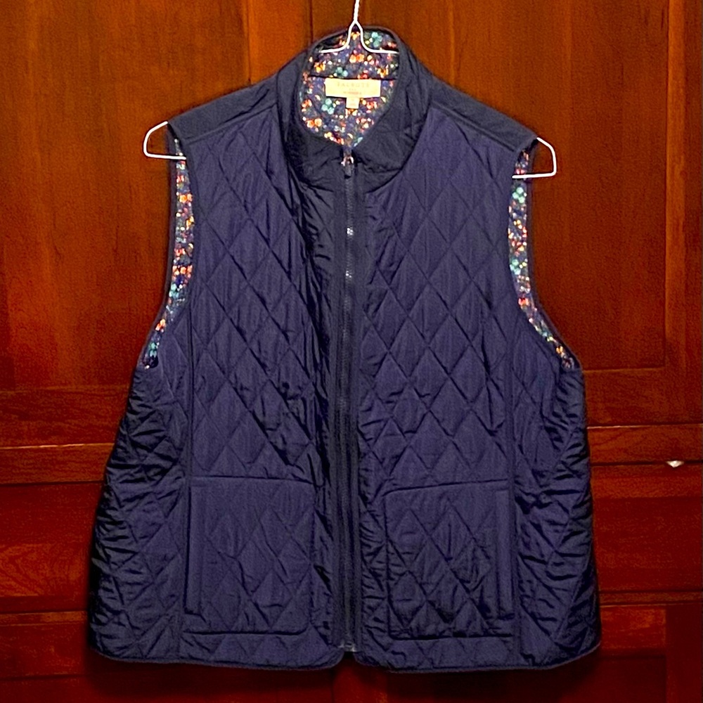 Talbots quilted vest